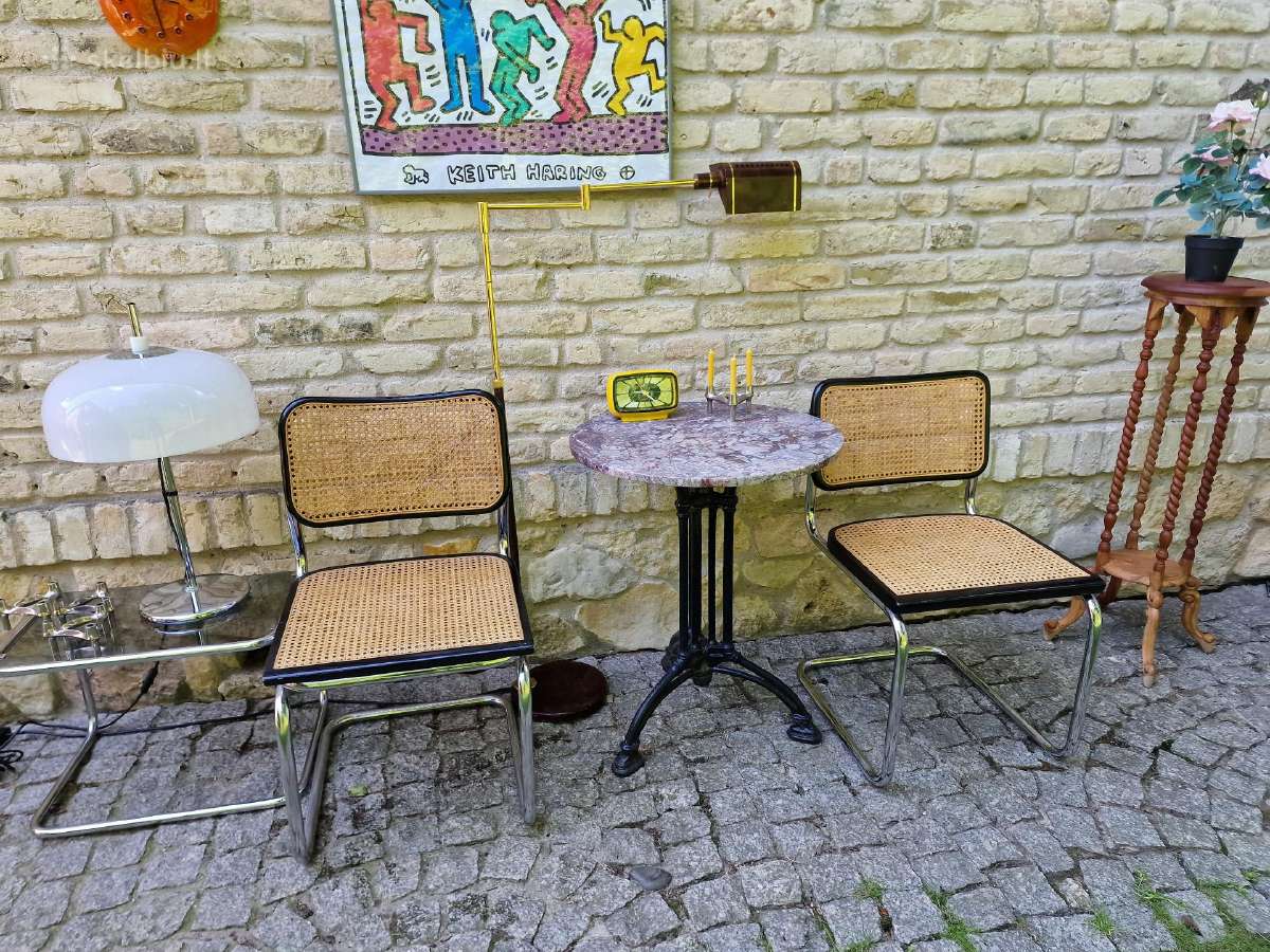 Vintažinės mid century konsolinės kėdės "Cesca" - nuotraukos Nr. 5