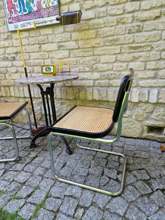 Vintažinės mid century konsolinės kėdės "Cesca" - nuotraukos Nr. 6
