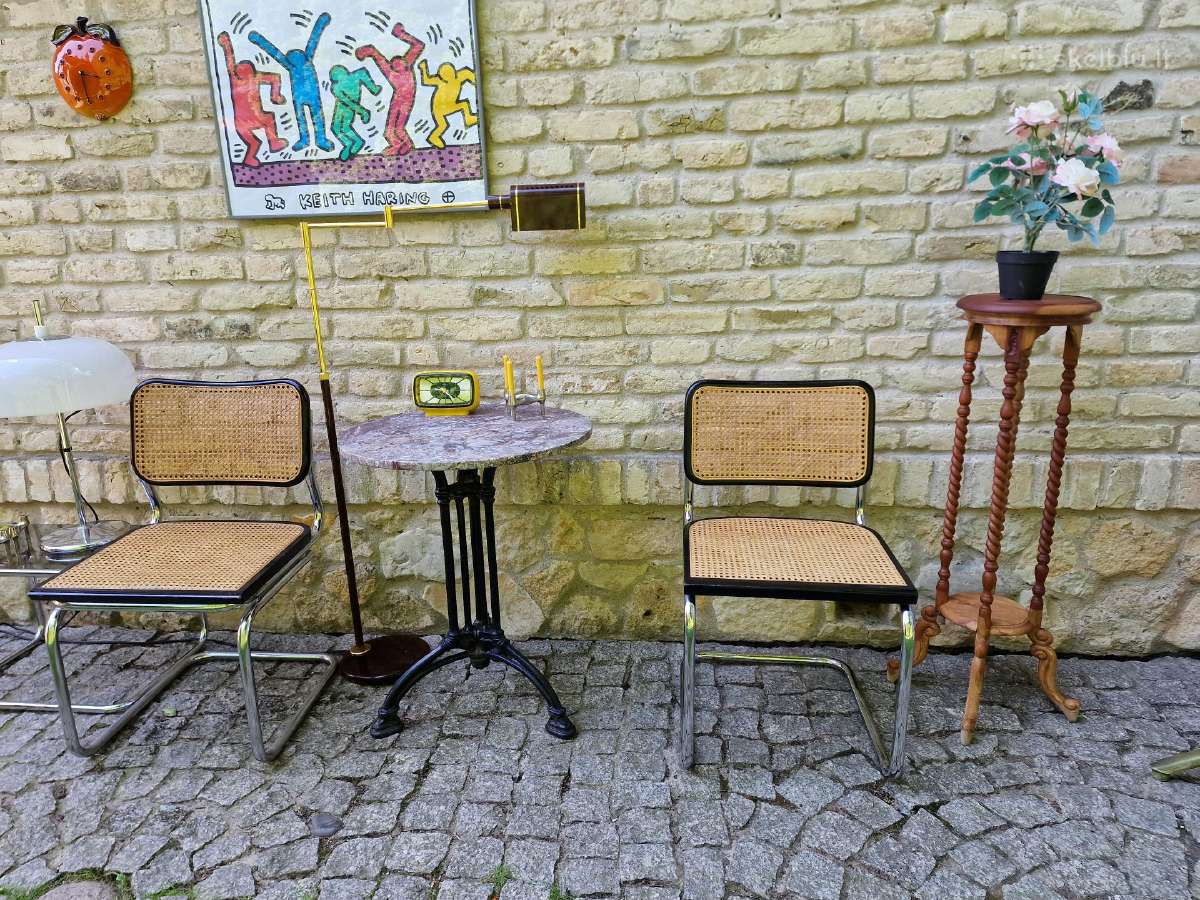 Vintažinės mid century konsolinės kėdės "Cesca" - nuotraukos Nr. 8
