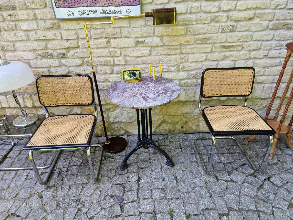 Vintažinės mid century konsolinės kėdės "Cesca" - nuotraukos Nr. 10