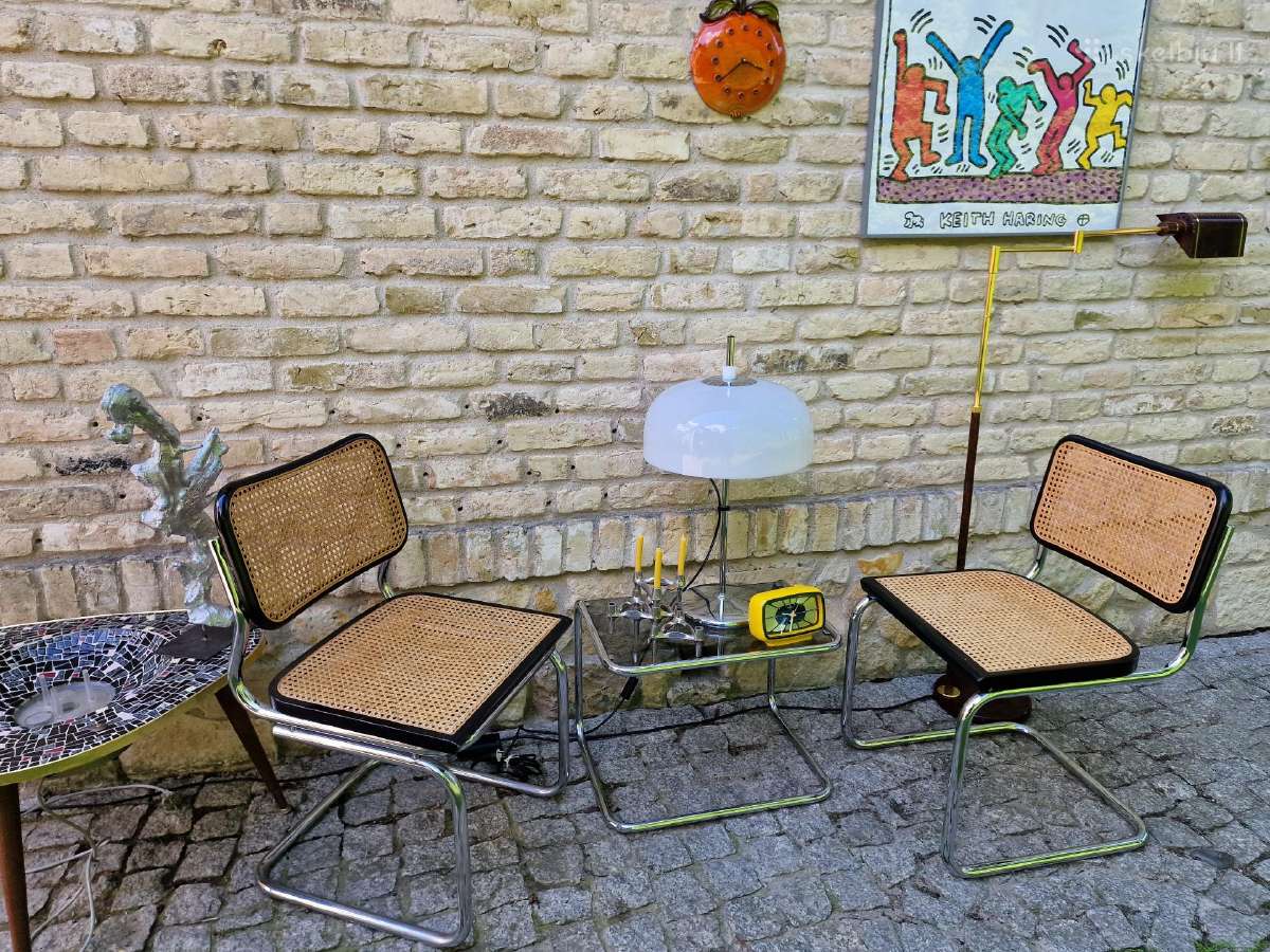 Vintažinės mid century konsolinės kėdės "Cesca" - nuotraukos Nr. 20