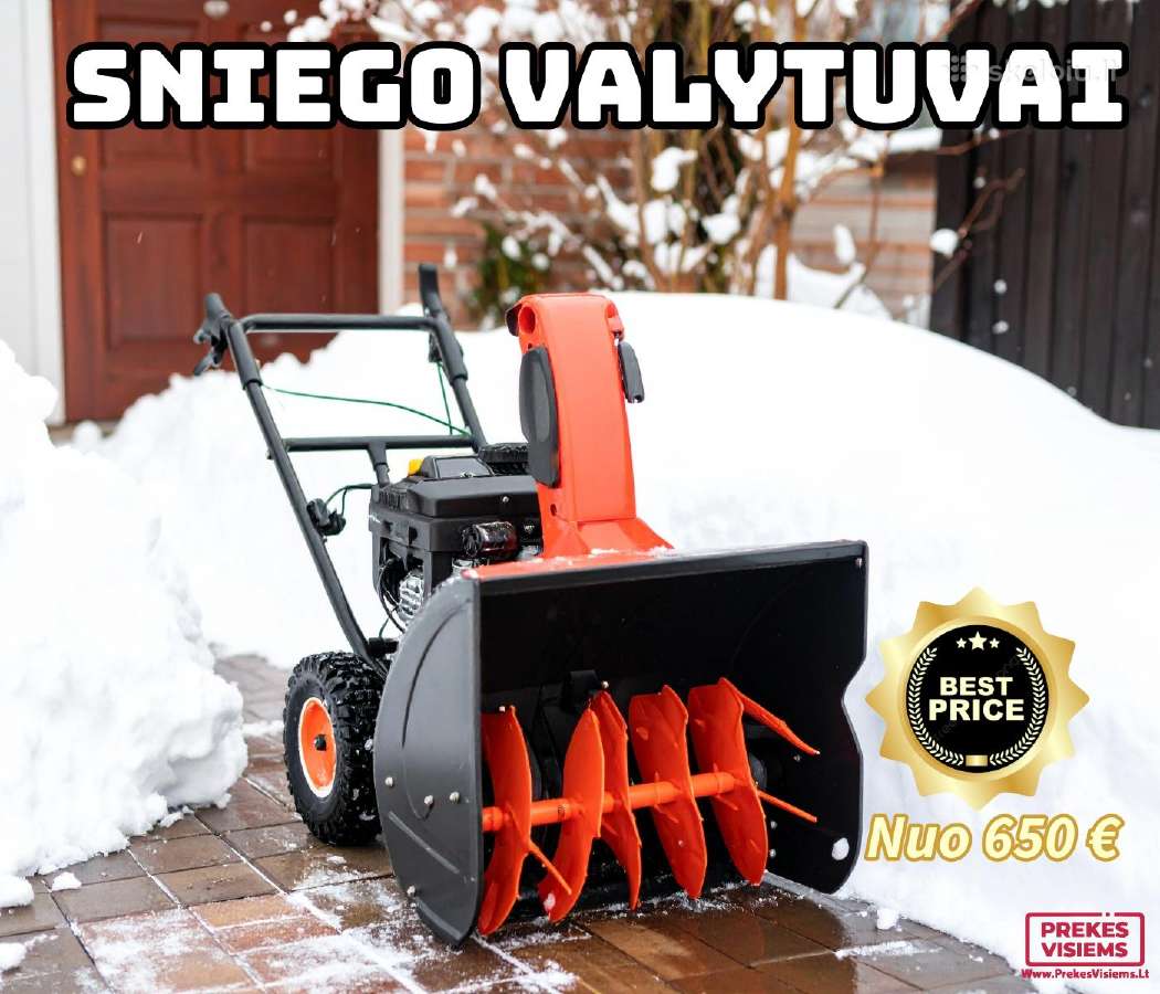 Sniego valytuvai Pigiausiai!