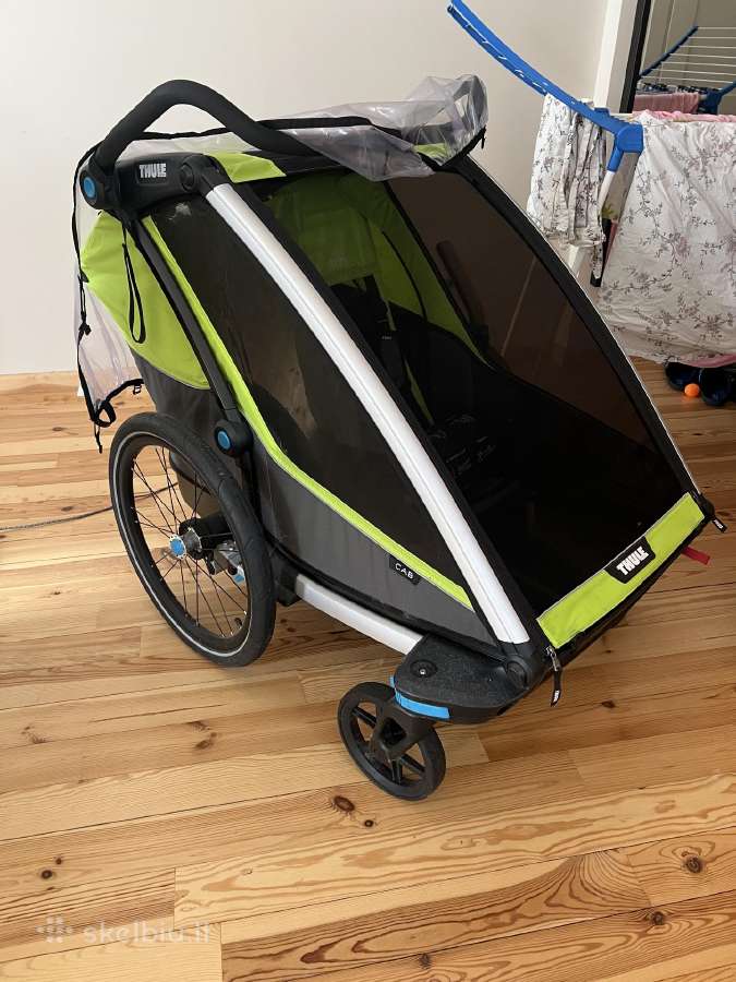 Dvivietis vežimėlis-priekaba Thule Chariot Cab 2
