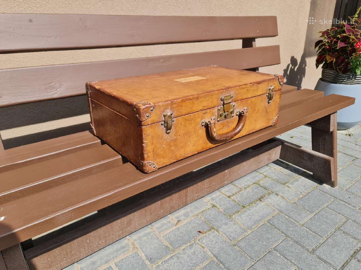 Louis Vuitton antikvarinis vintažinis lagaminas - nuotraukos Nr. 6