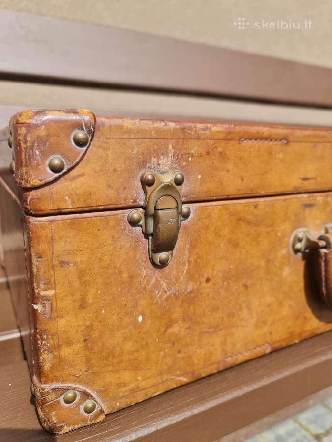 Louis Vuitton antikvarinis vintažinis lagaminas - nuotraukos Nr. 7