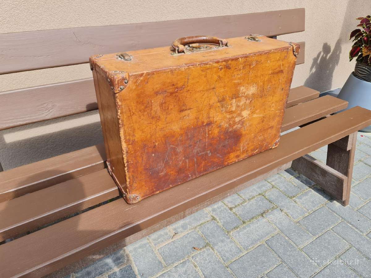 Louis Vuitton antikvarinis vintažinis lagaminas - nuotraukos Nr. 8
