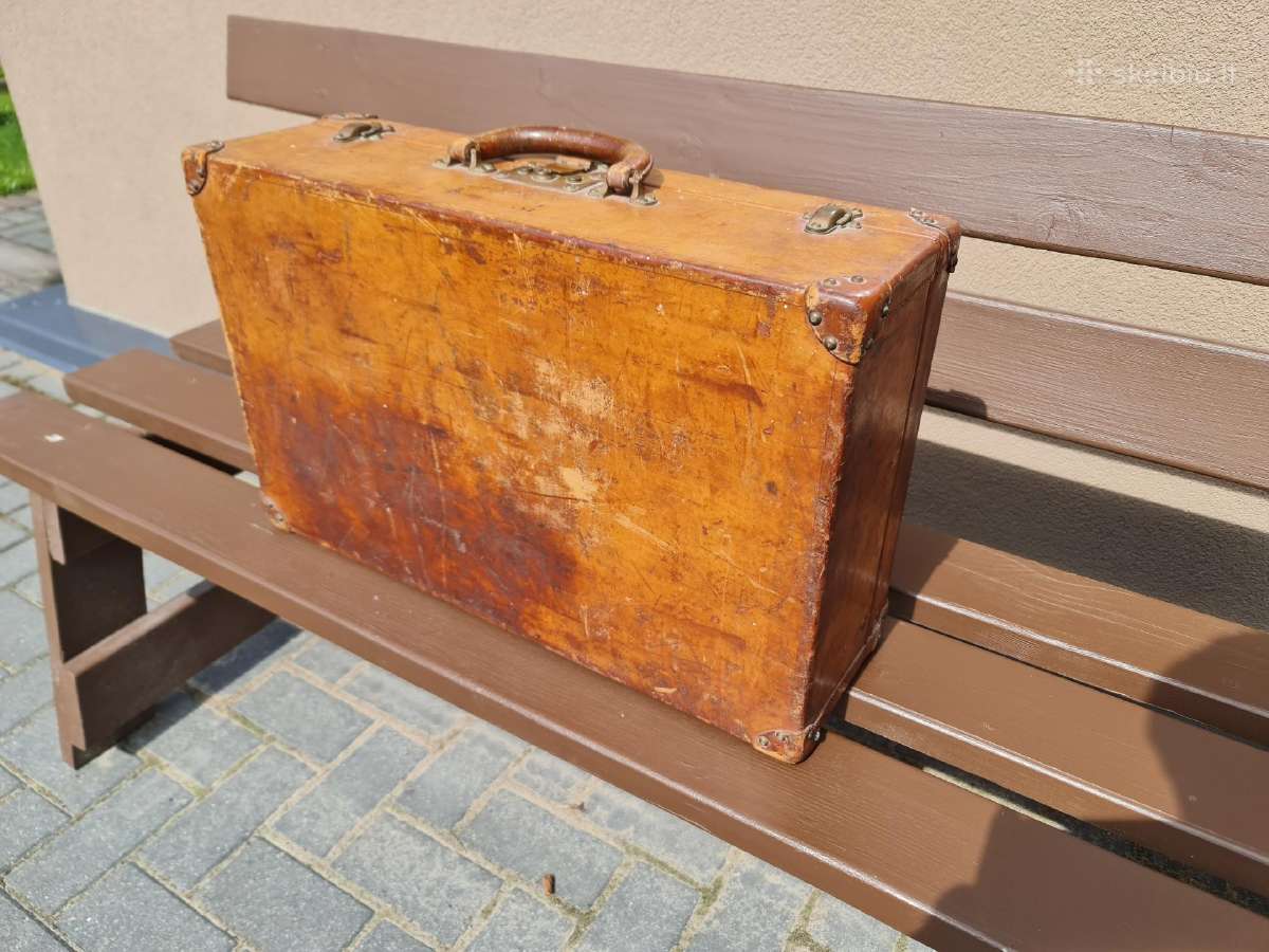 Louis Vuitton antikvarinis vintažinis lagaminas - nuotraukos Nr. 10