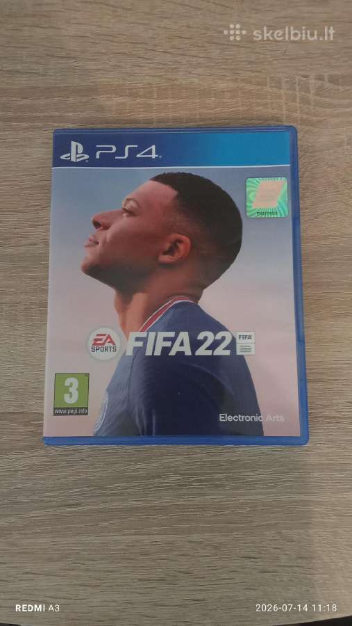 Naudotas Fifa 22 žaidimas Ps4 konsolei. - nuotraukos Nr. 4