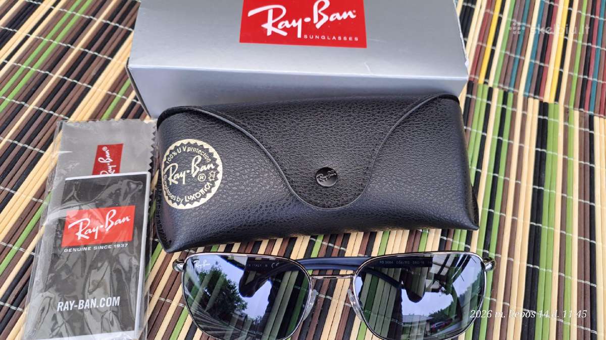 Nauji akiniai nuo saulės Ray Ban Rb3684 004/r5 - nuotraukos Nr. 8