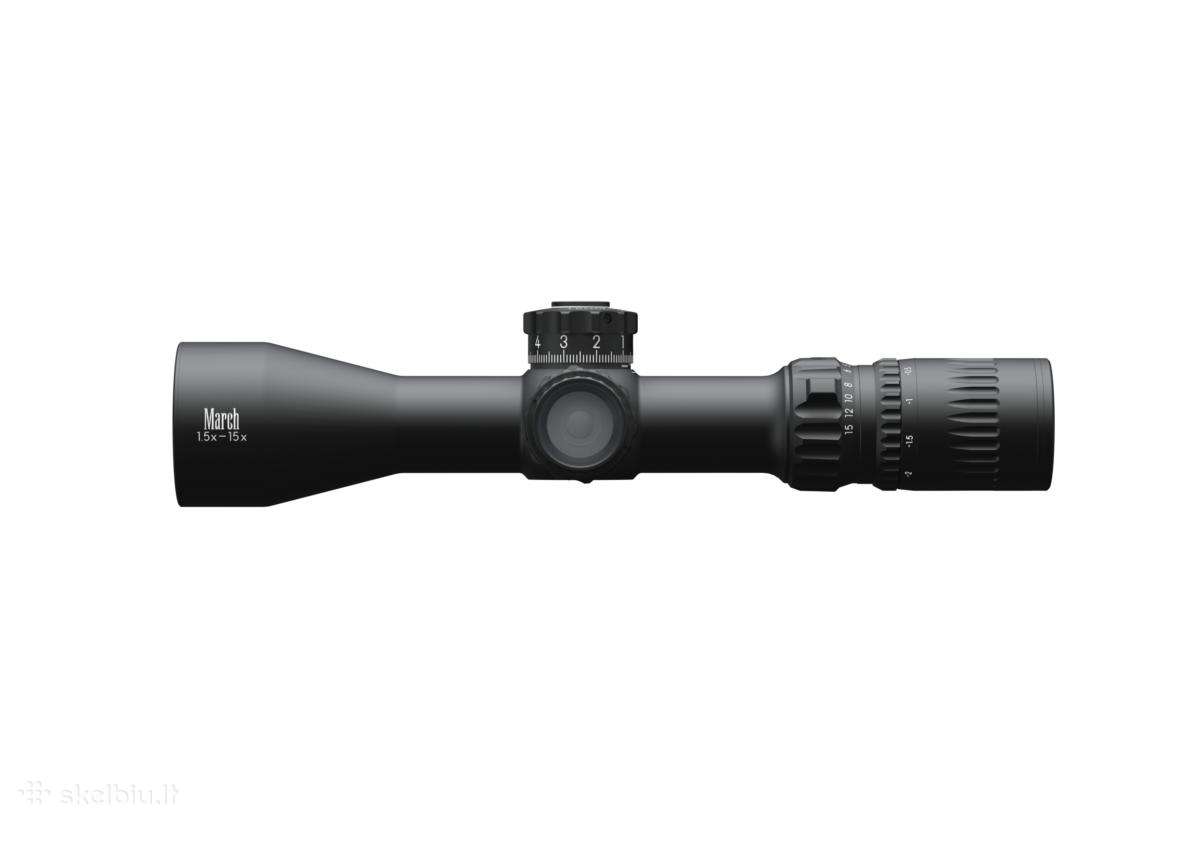 Aukščiausios klasės optika: March 1.5-15x42mm