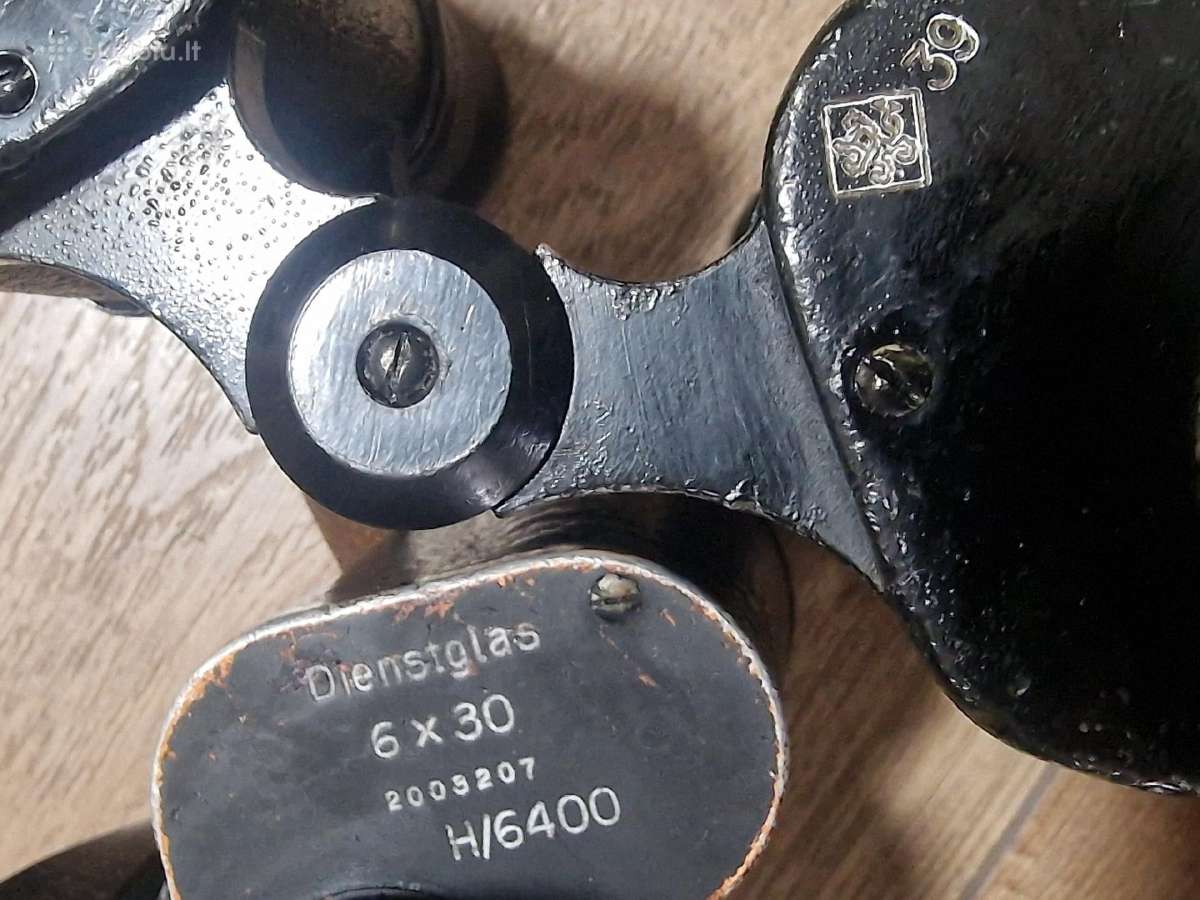 Žiūronai karo metu vokiški,čekiški zeiss ir kiti - nuotraukos Nr. 3