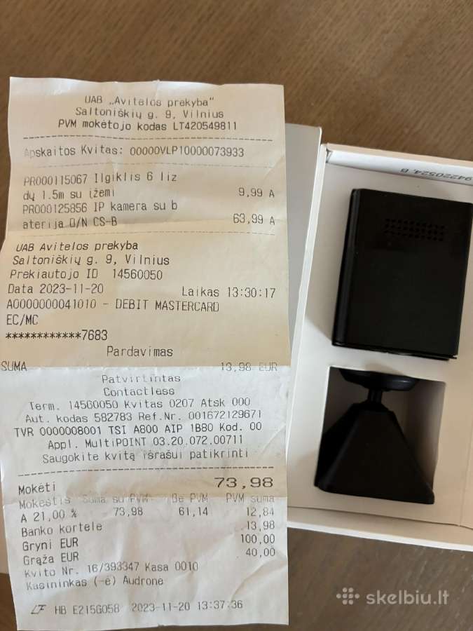 Ezviz Bc2 smart pakraunama vaizdo kamera