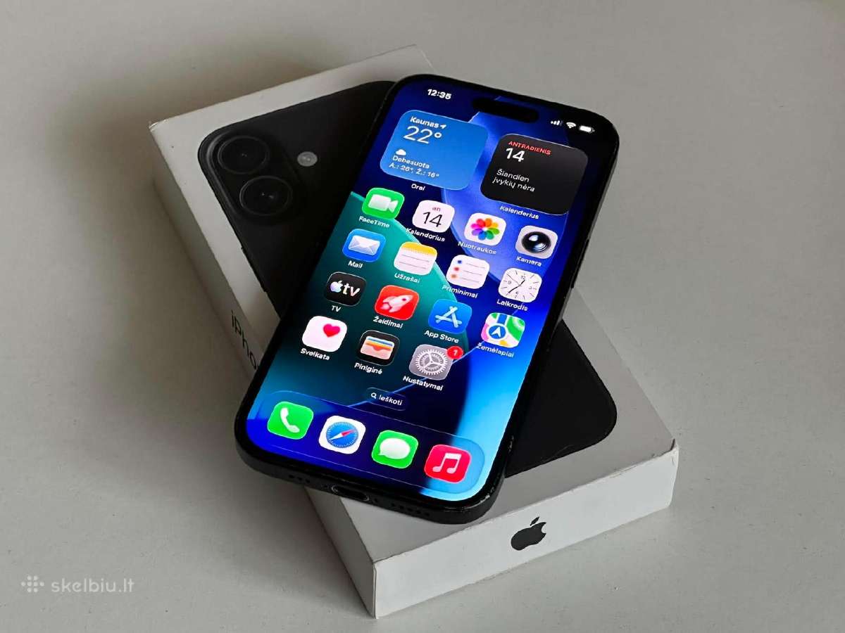 Parduodamas iPhone 16 128 GB