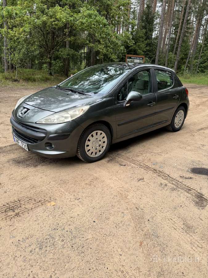 Peugoet 207 1.6 80 kw dyzelis nėra taršos mokesčio