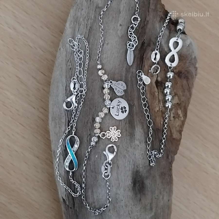 Itališka sidabrinė apyrankė-talismanas - nuotraukos Nr. 7