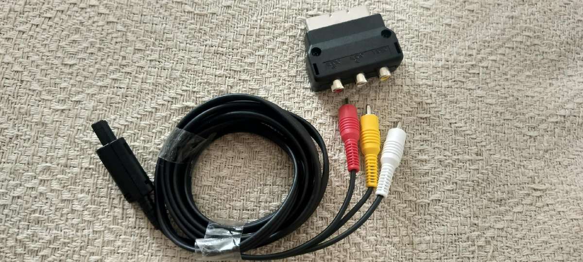 Rca kabelis, skirtas „gamecube“ / Snes / N64