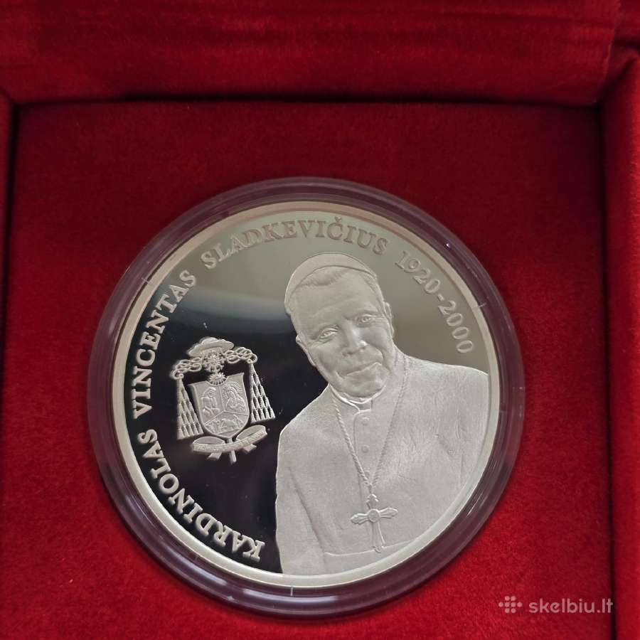Lietuva 2005m 50lt Ag925 28,28g Vinc. Sladkevičius - nuotraukos Nr. 2