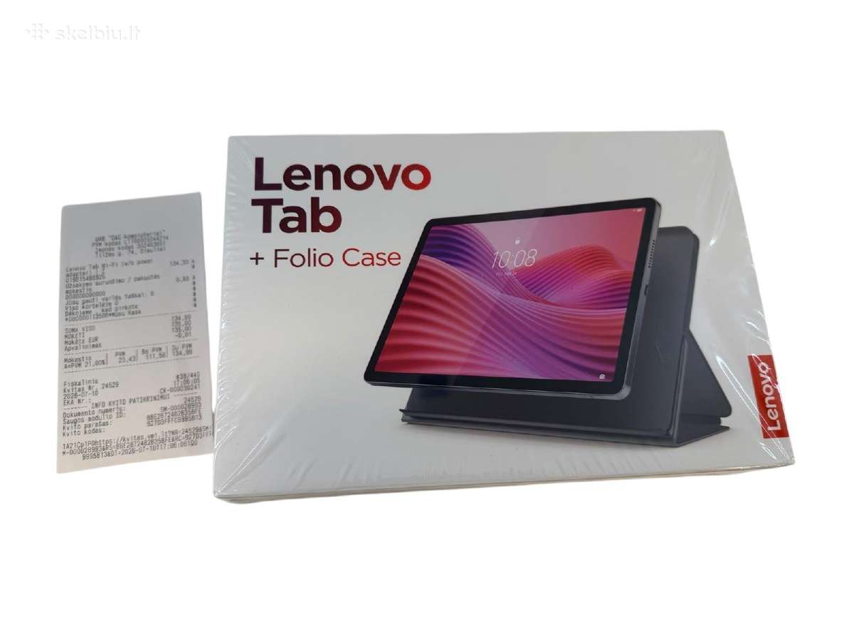 Lenovo Tab (Tb311fu) + Folio dėklas (Naujas) - nuotraukos Nr. 2