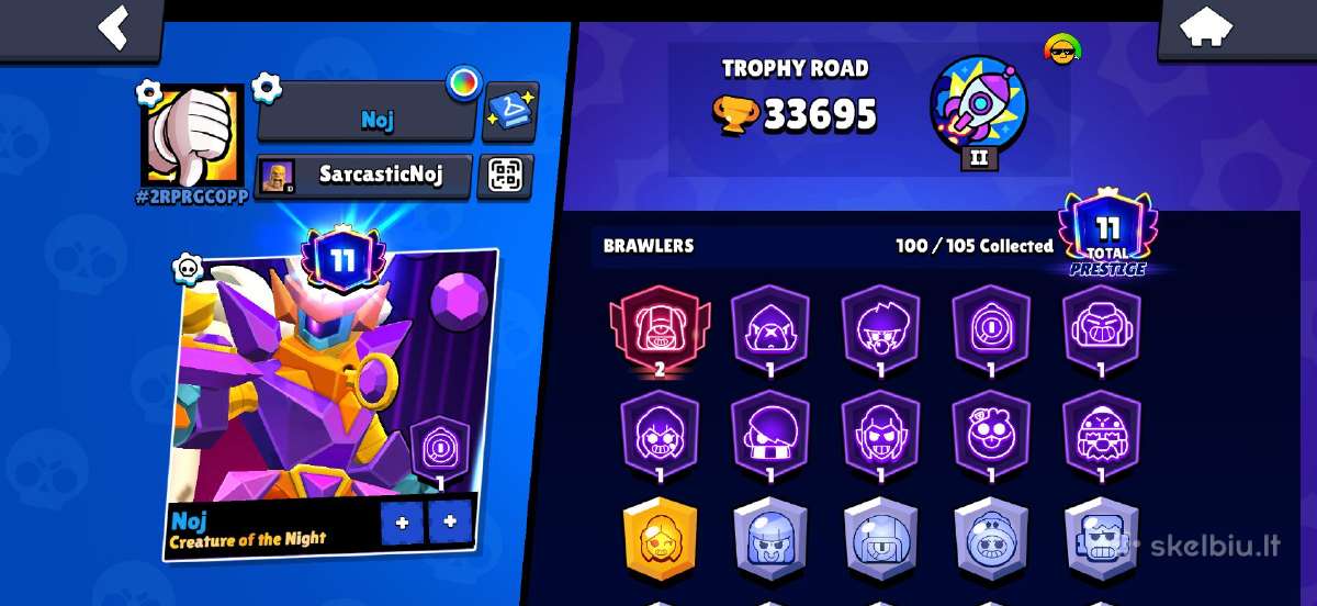 Brawl Stars paskyra - nuotraukos Nr. 2