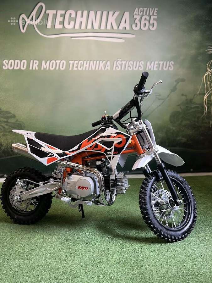 Naujas Kayo krosinis motociklas Ts90 Tt125 Tt140 - nuotraukos Nr. 3