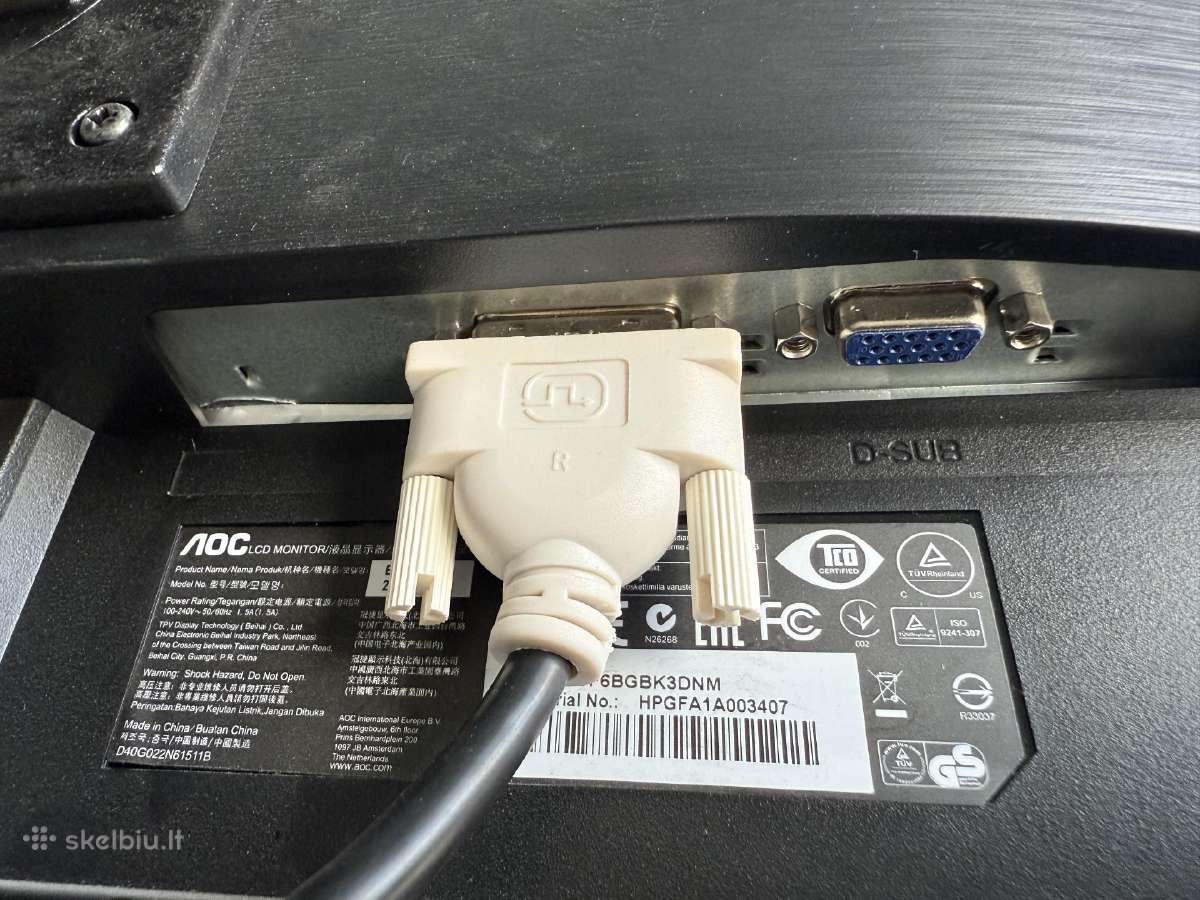 Aoc E2260pw monitorius - nuotraukos Nr. 3