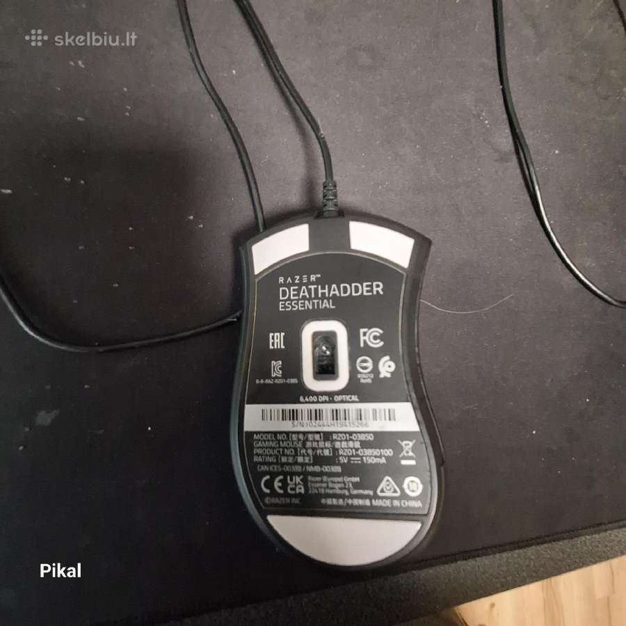 Razer deathadder essential kompiuterinė pelytė - nuotraukos Nr. 2