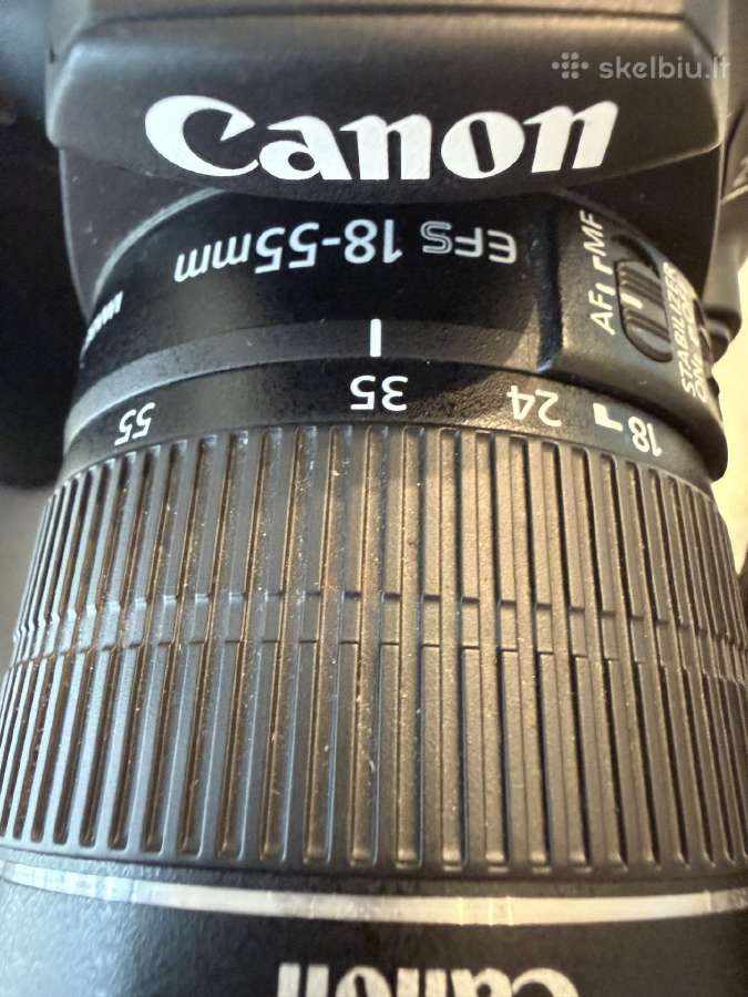 Canon EOS 2000d su 18-55mm - nuotraukos Nr. 3