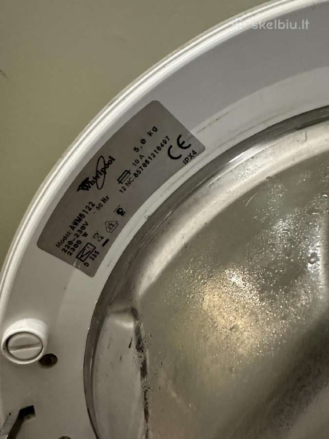 Whirlpool skalbimo mašina - nuotraukos Nr. 6