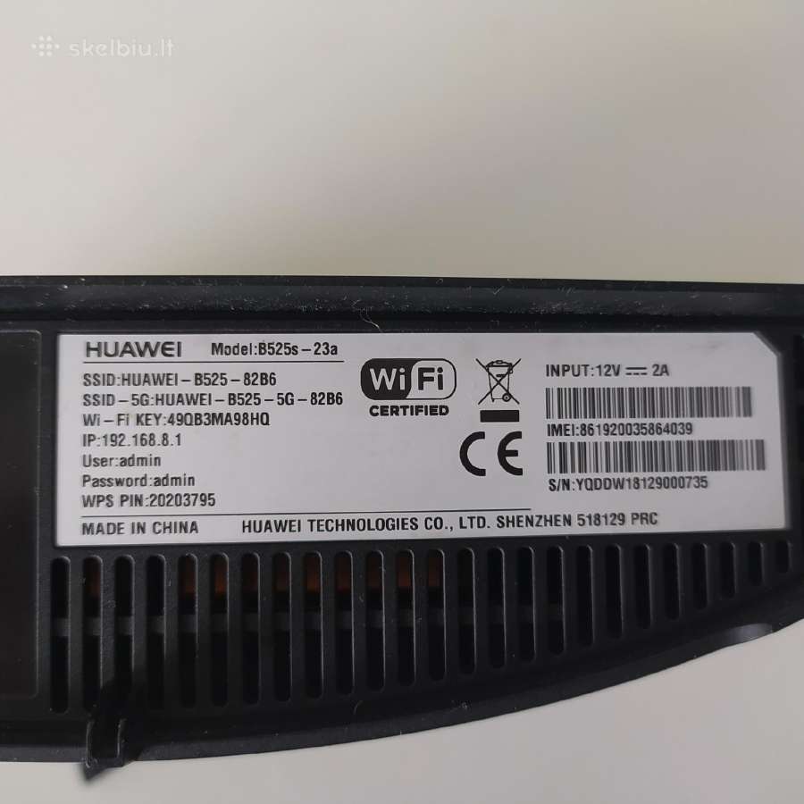 Huawei B525s-23a - nuotraukos Nr. 5