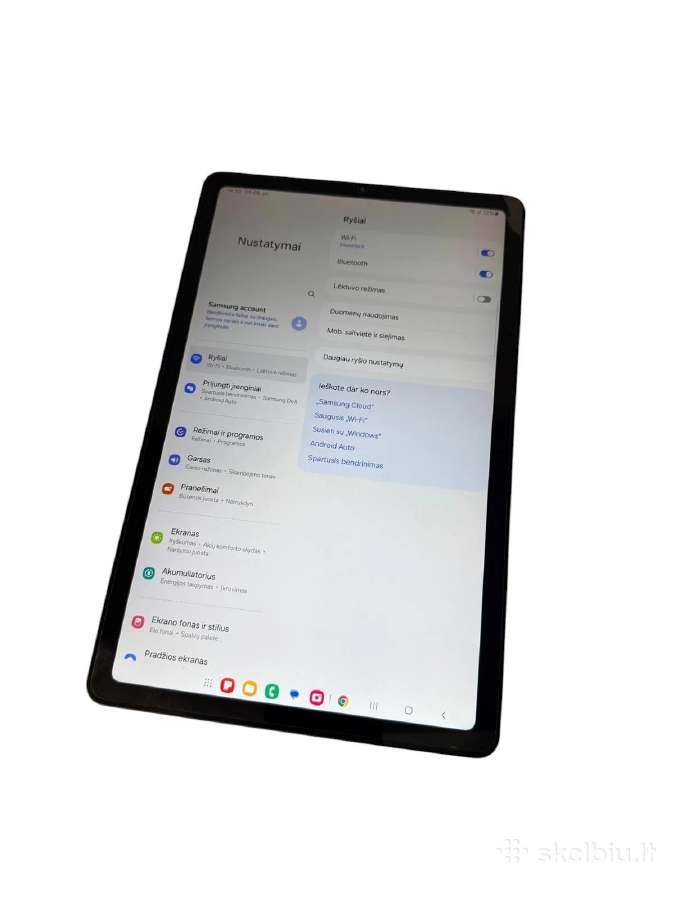 Samsung Galaxy Tab S6 Lite planšetės +garantija - nuotraukos Nr. 3