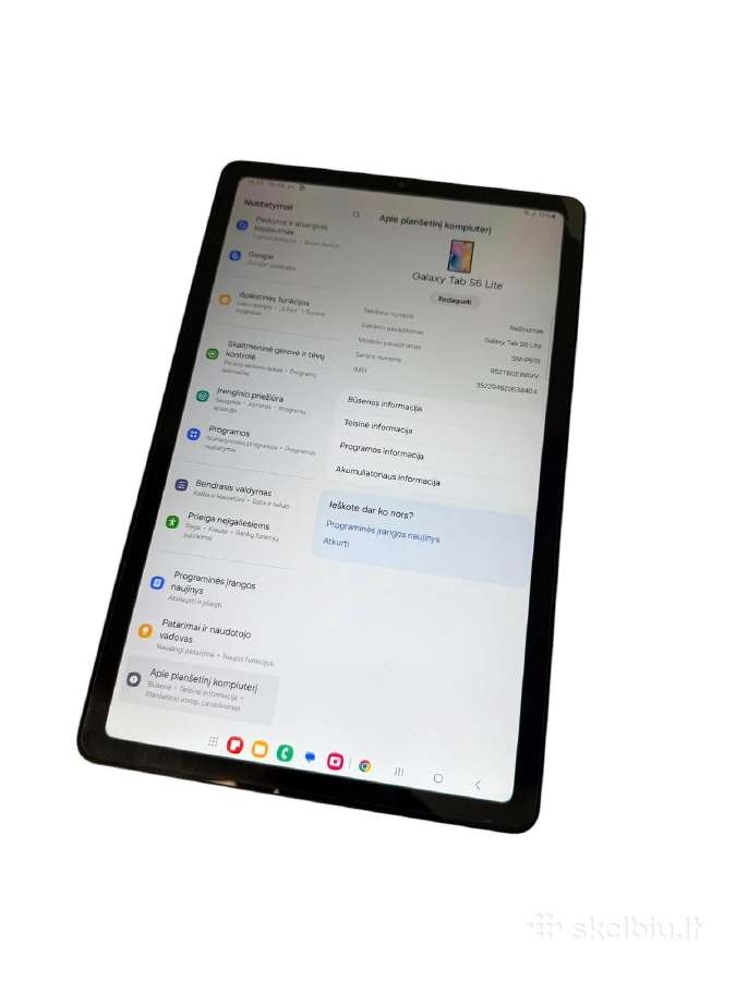 Samsung Galaxy Tab S6 Lite planšetės +garantija - nuotraukos Nr. 4