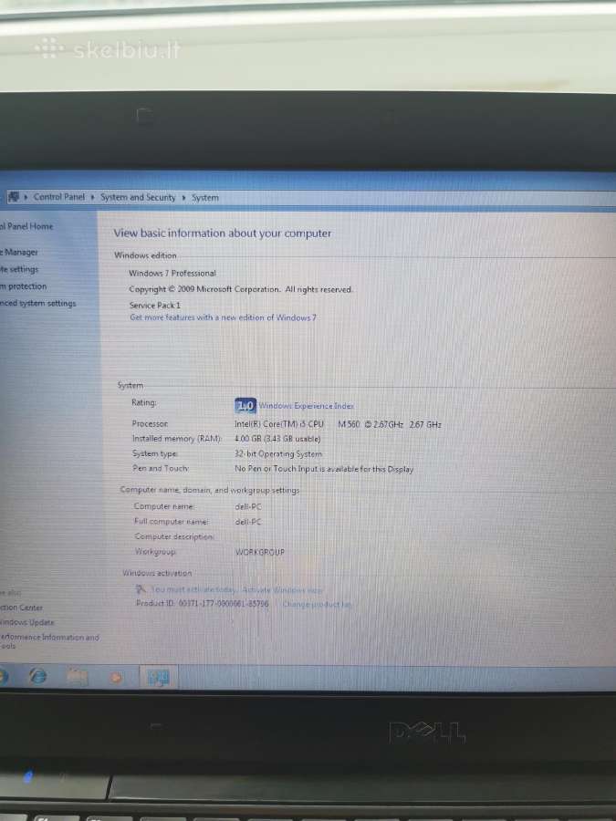 Dell latitude e4310 - nuotraukos Nr. 3