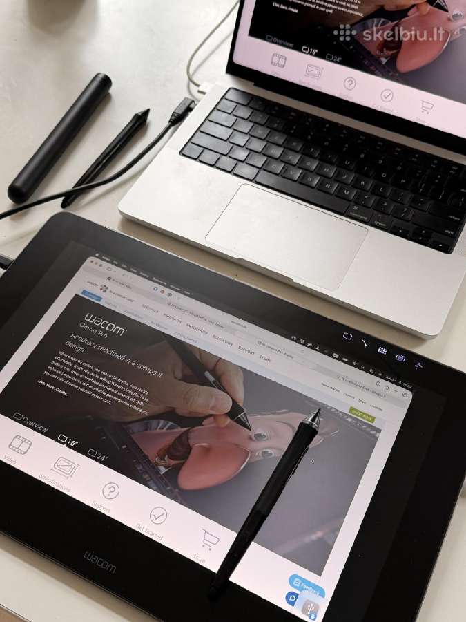 Wacom Cintiq Pro 16 4k planšetė
