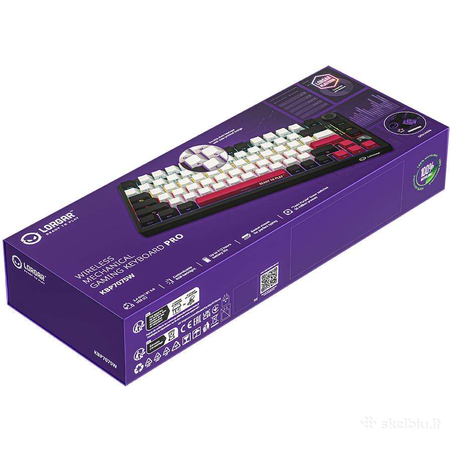 Lorgar Kbp7075w Mechanical Gaming kyeboard