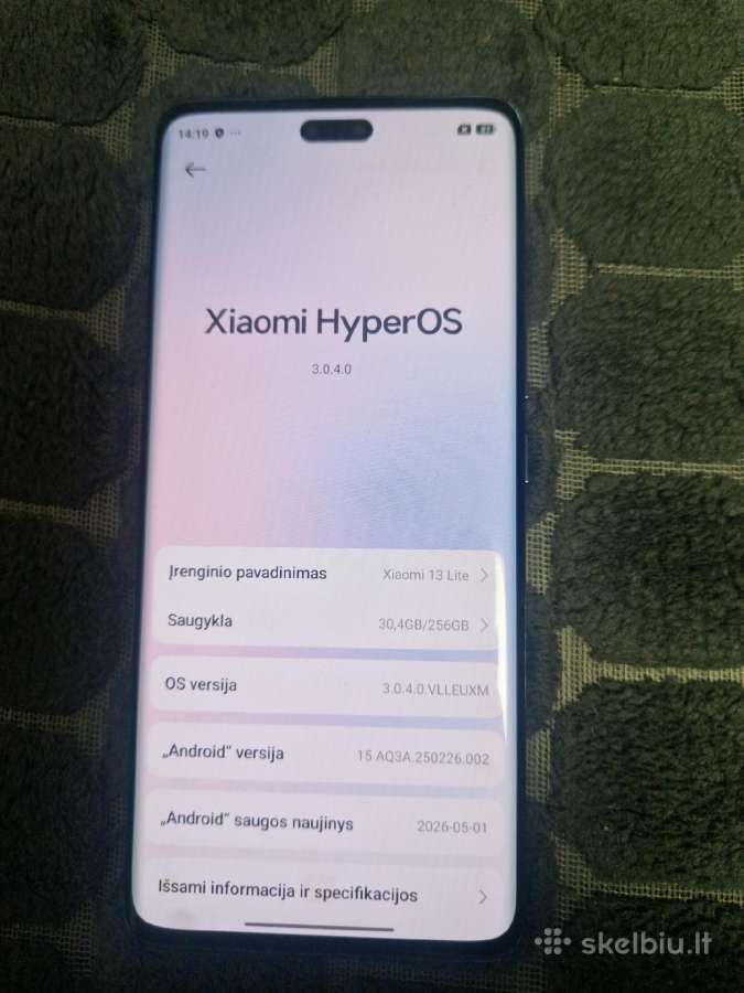 Xiaomi 13 Lite Black 8 GB RAM 256 GB