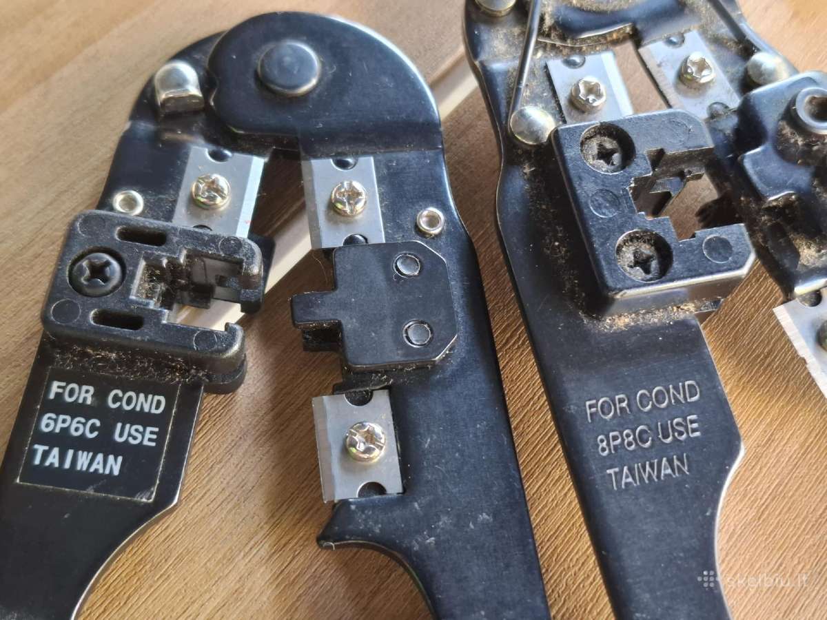 Replės antgalių užspaudimui Rj45/rj11
