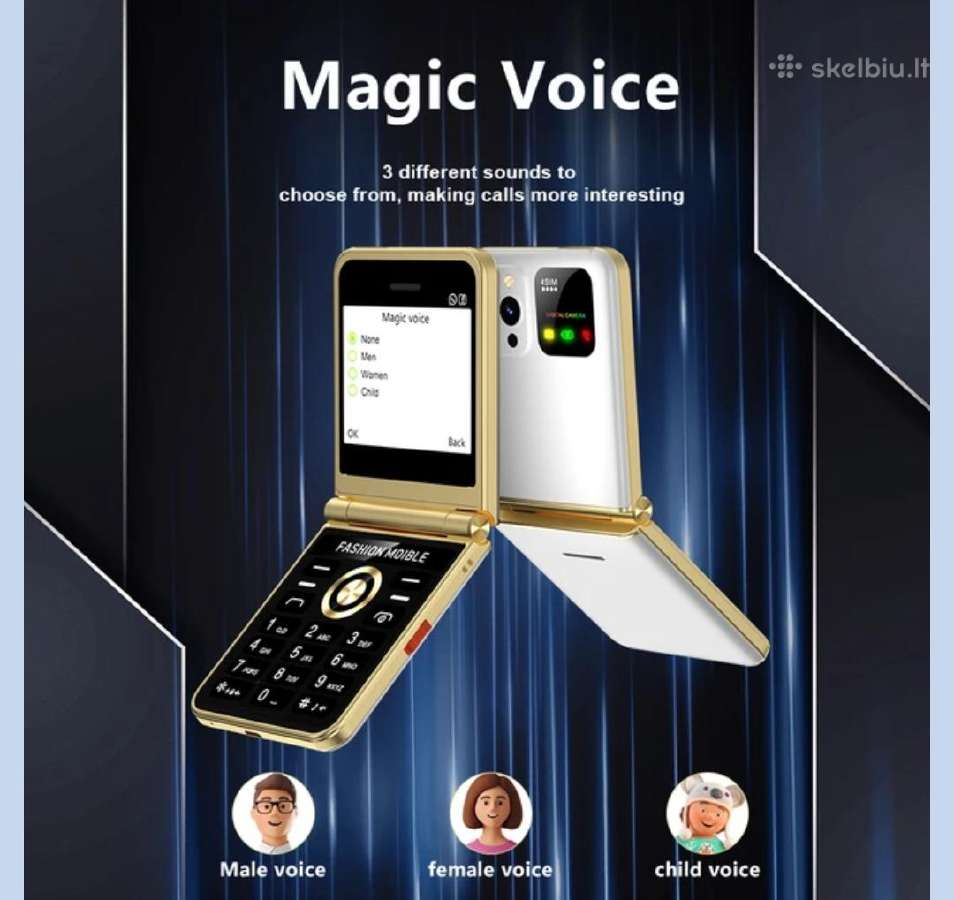 Servo Flip phone 4sim - nuotraukos Nr. 10