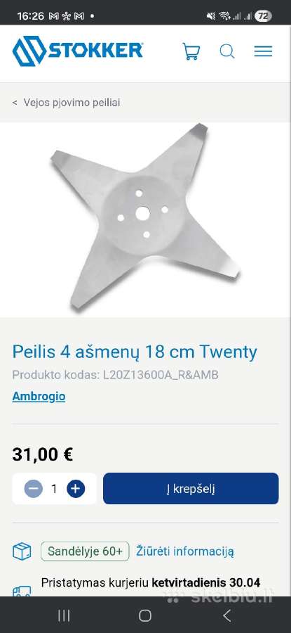 Originalus roboto zoliapjoves Ambrogio Zr garažas - nuotraukos Nr. 5