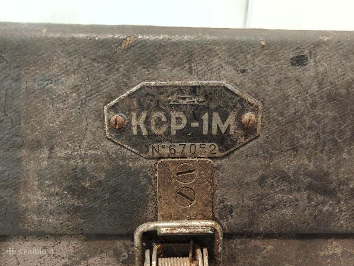 Retro kino kameros kasetės Kcp-1m (konvas-avtomat