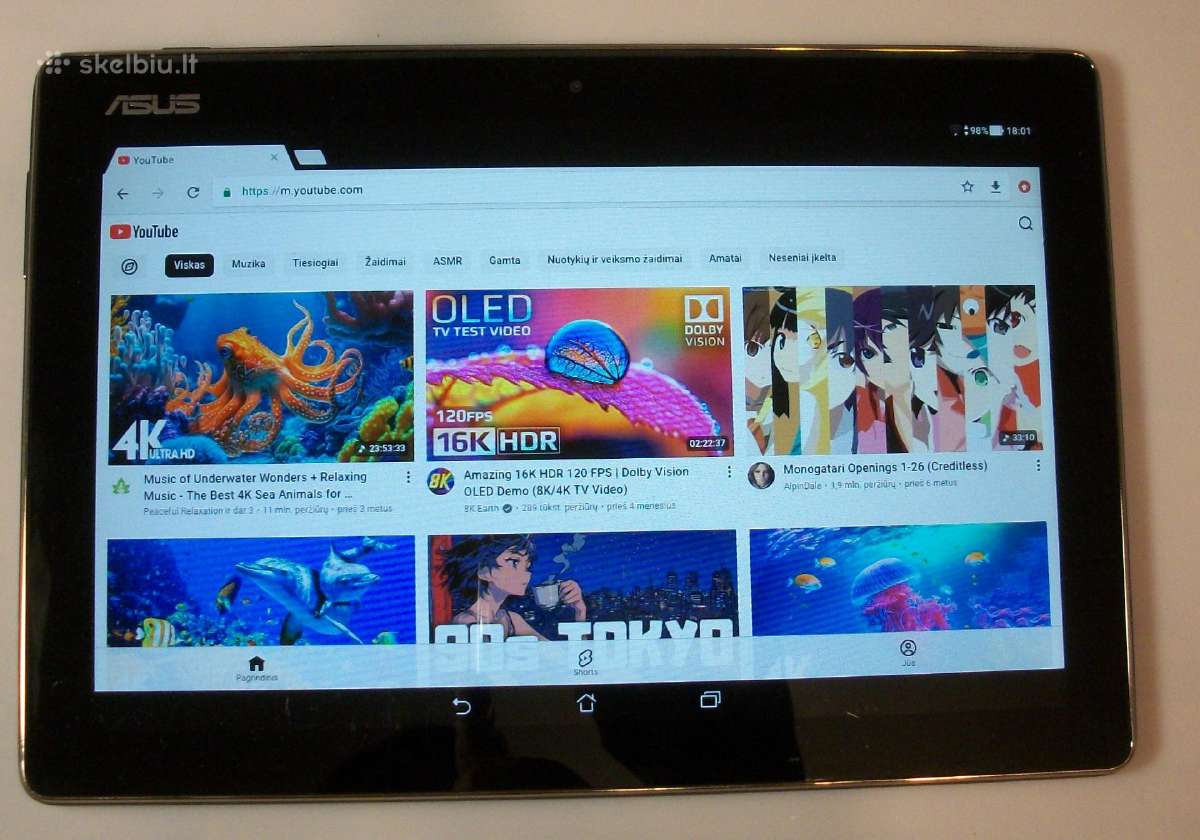 16 GB Lenovo Tab 10 planšetė - nuotraukos Nr. 11