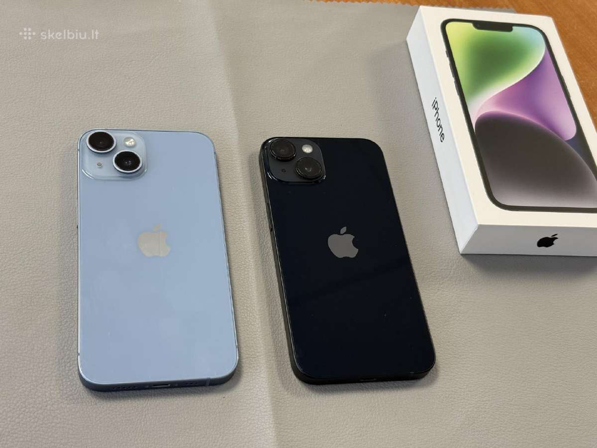 iPhone 14 du skirtingi variantai