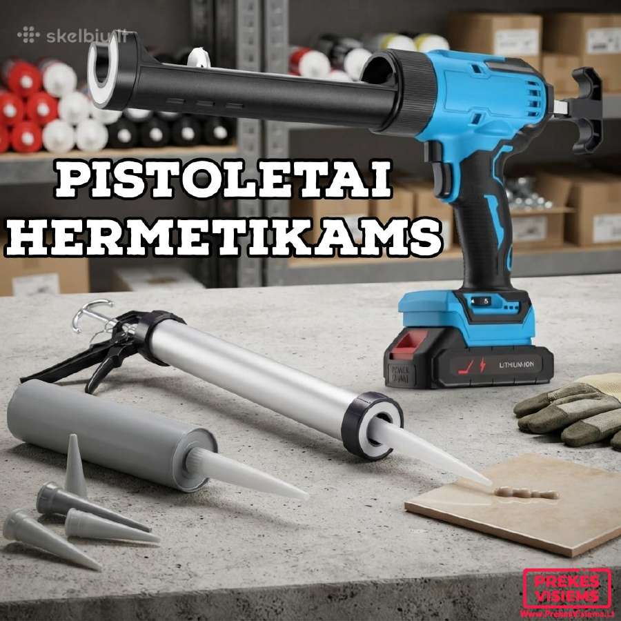 Pistoletai hermetikams, Pigiausiai!