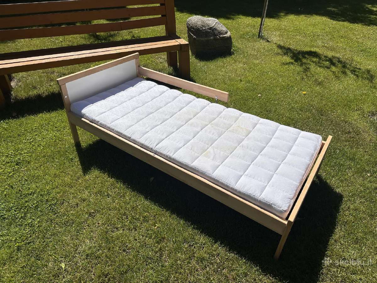 Vaikiška lovelė iš Ikea su čiužinuku - nuotraukos Nr. 2