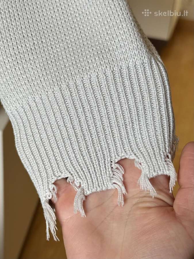 Bershka vyriškas plėšytas megztinis - nuotraukos Nr. 5