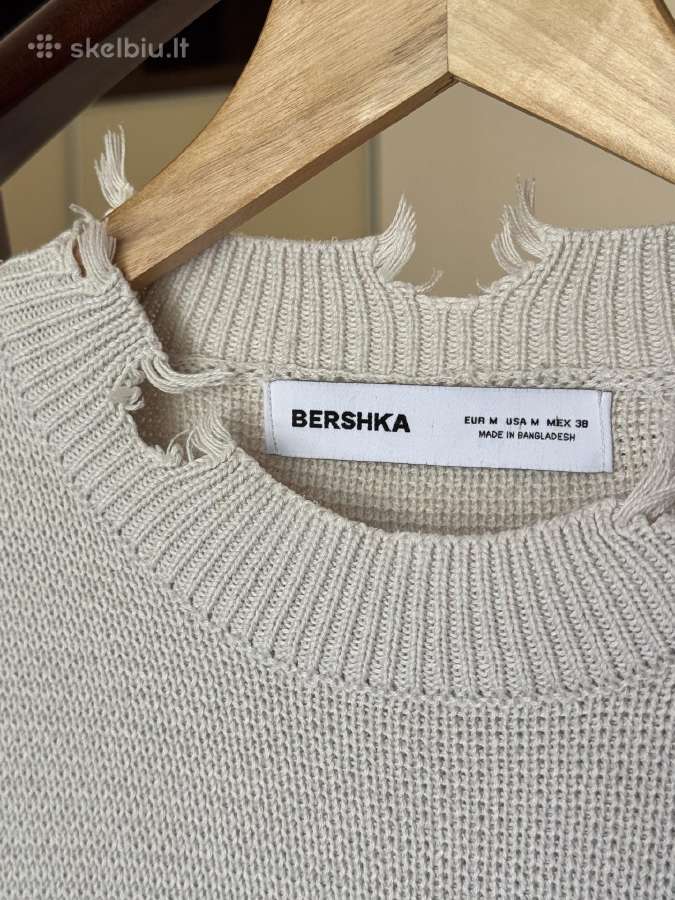 Bershka vyriškas plėšytas megztinis - nuotraukos Nr. 7