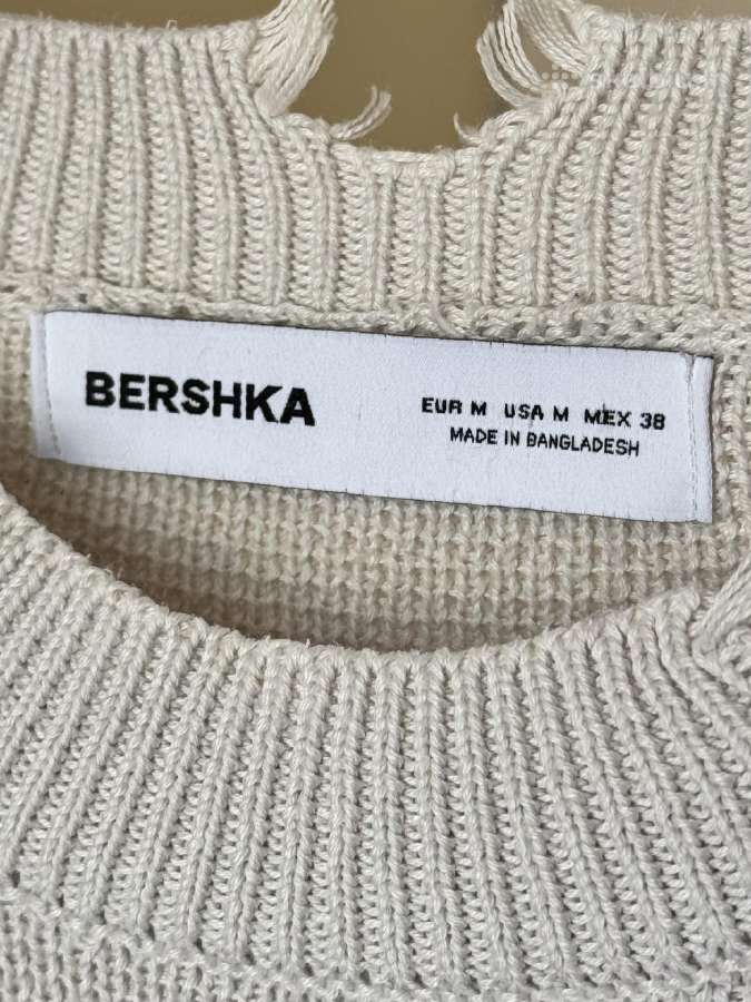 Bershka vyriškas plėšytas megztinis - nuotraukos Nr. 8