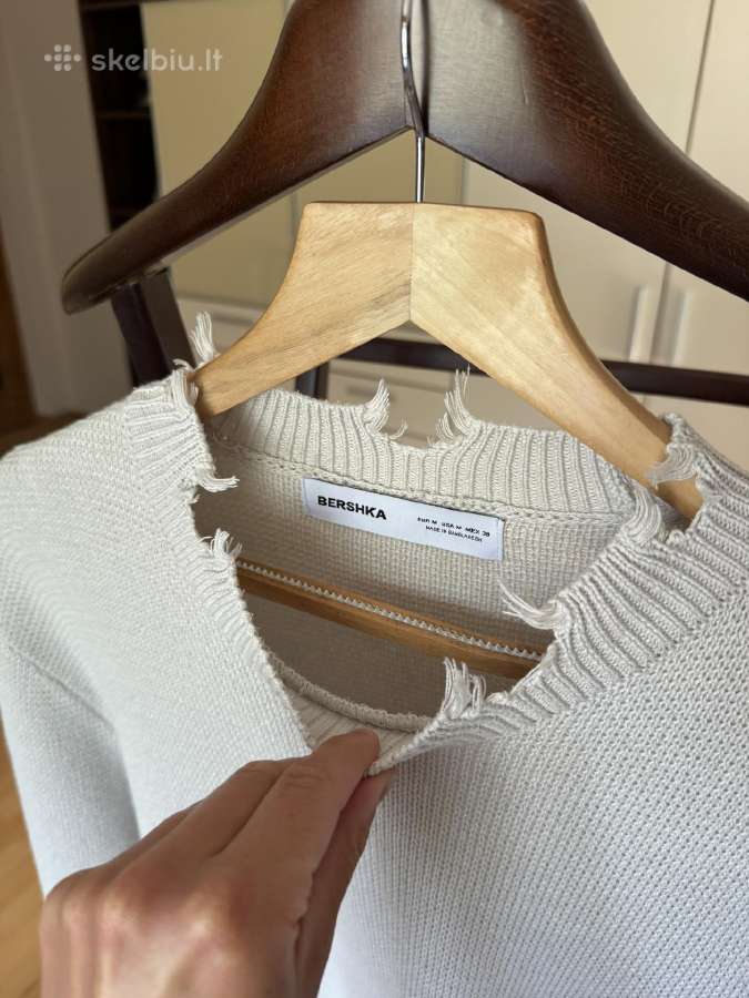 Bershka vyriškas plėšytas megztinis - nuotraukos Nr. 10