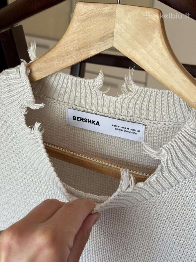 Bershka vyriškas plėšytas megztinis - nuotraukos Nr. 11