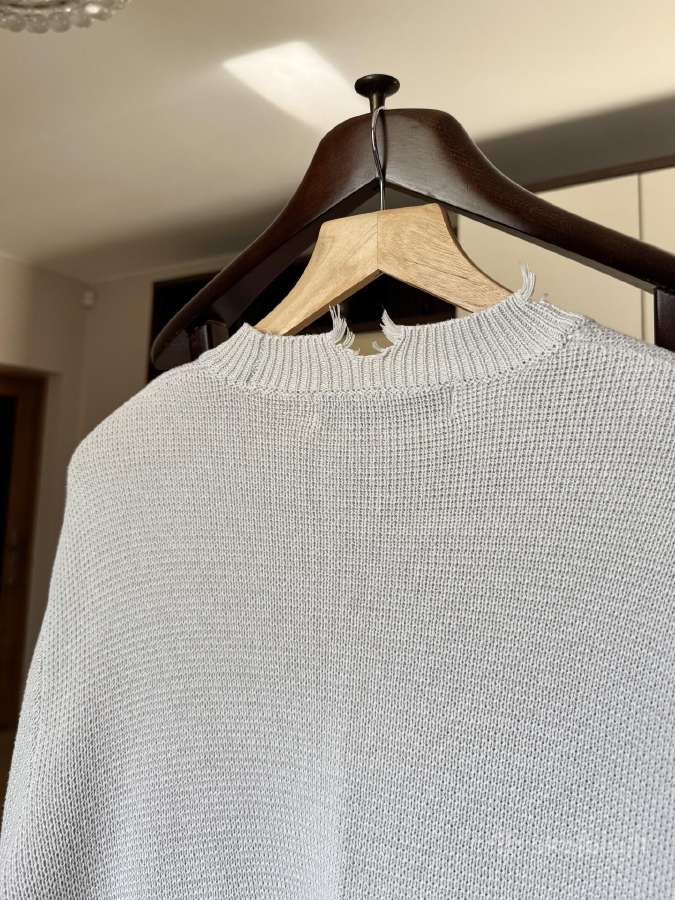 Bershka vyriškas plėšytas megztinis - nuotraukos Nr. 17
