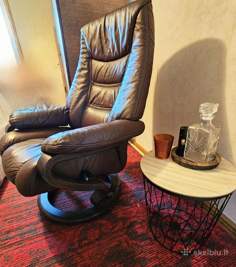 Odinis Himolla vokiškas stressless fotelis